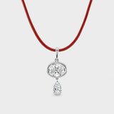 Aflalo - Lone Diamond Pendant Necklace
