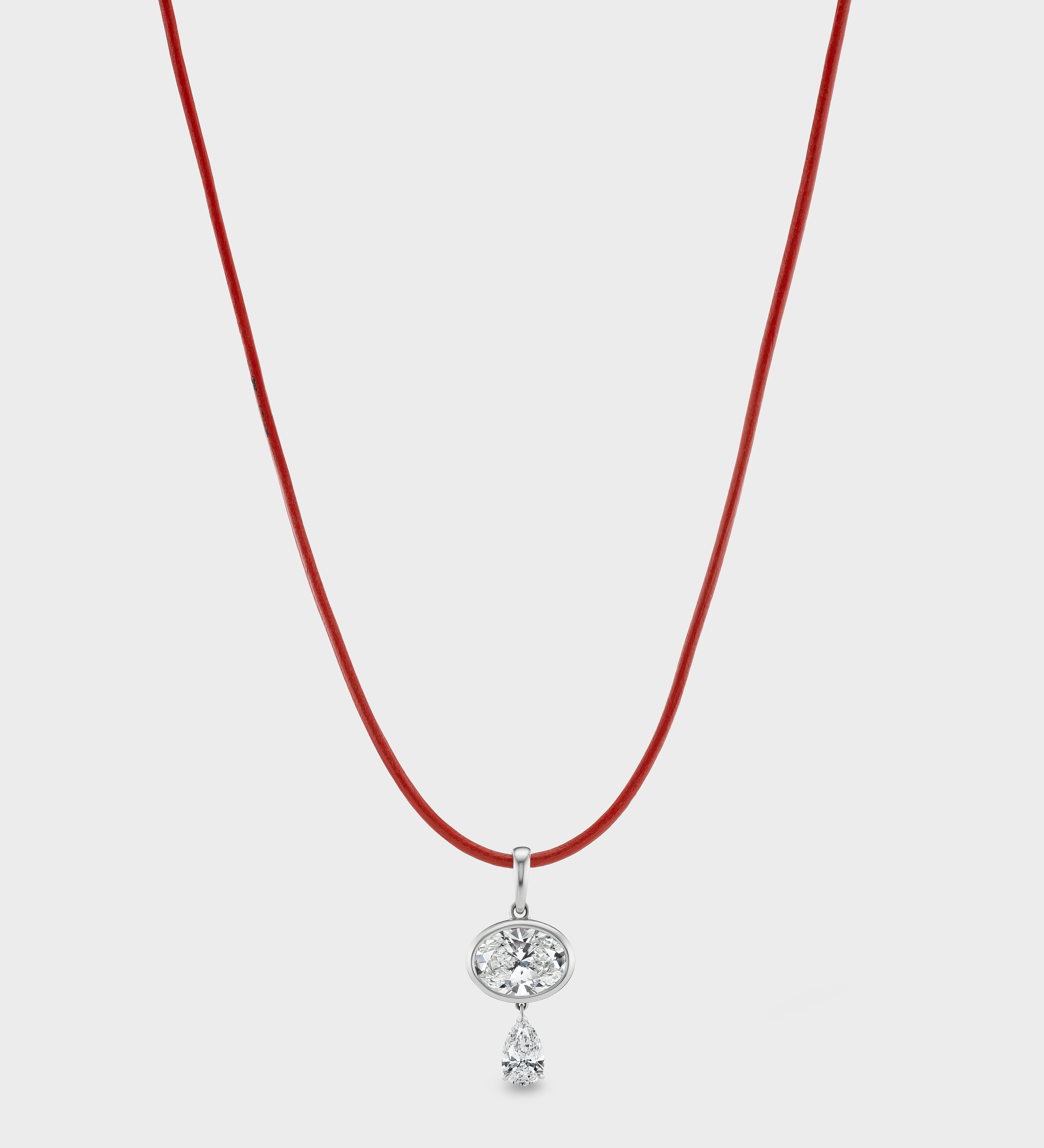 Aflalo - Lone Diamond Pendant Necklace