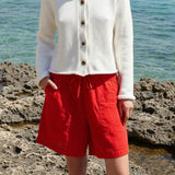 Ciao Lucia - Doris White Cotton Sweater