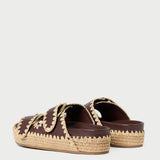 Loeffler Randall - Nico Chocolate/Natural Two - Band Sandal
