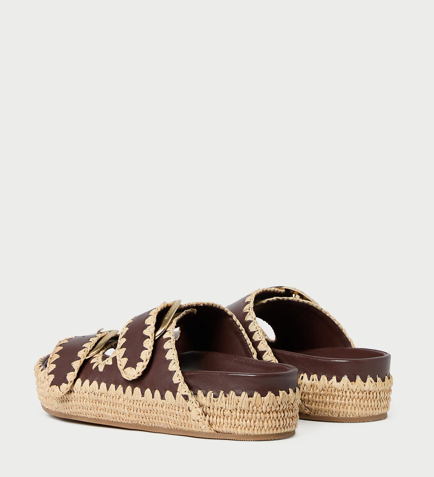 Loeffler Randall - Nico Chocolate/Natural Two - Band Sandal