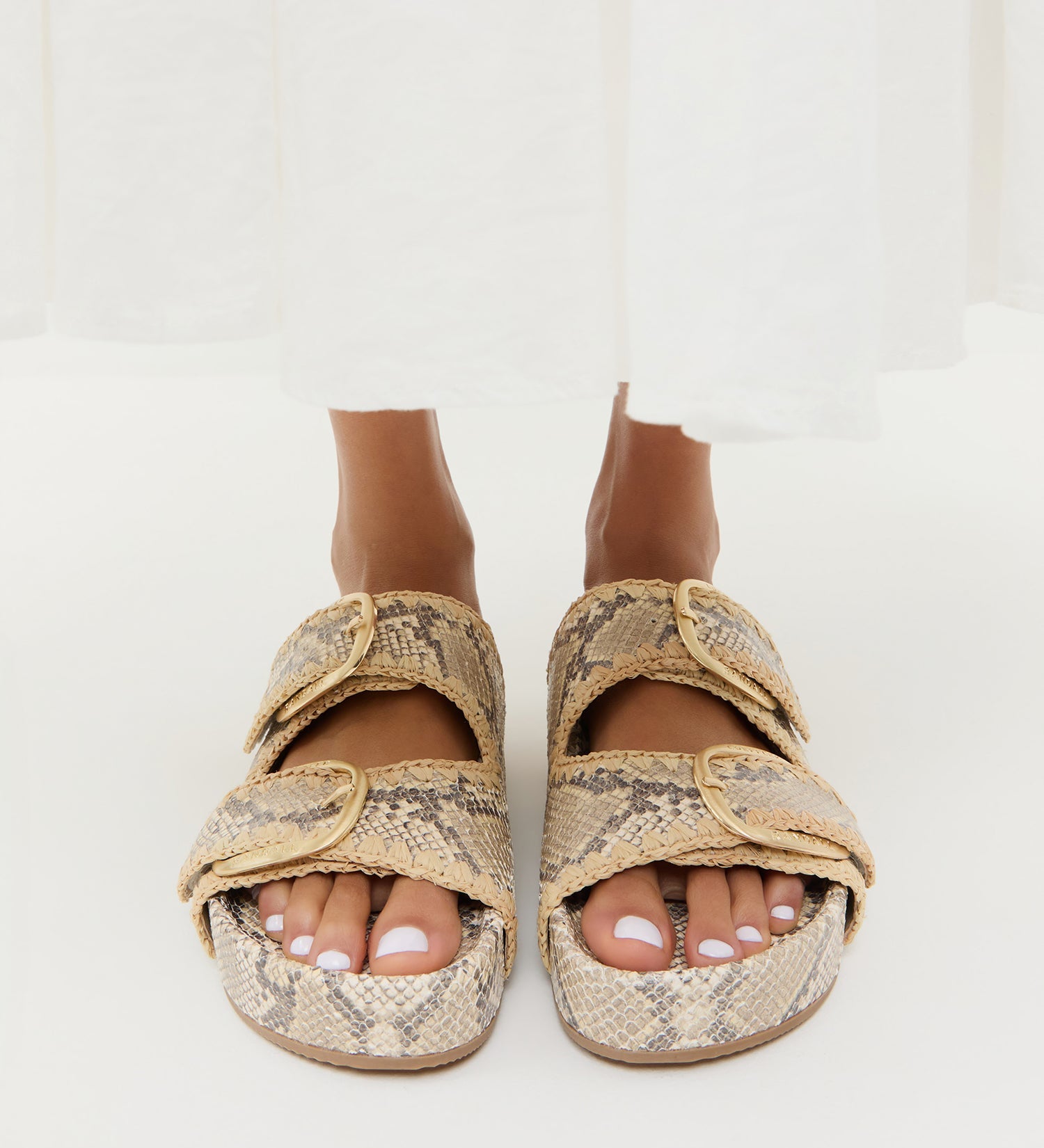 Loeffler Randall - Nico Snake Two - Band Sandal