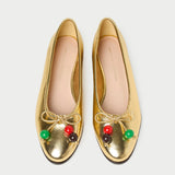 Loeffler Randall - Noelle Champagne/Beads Ballet Flat