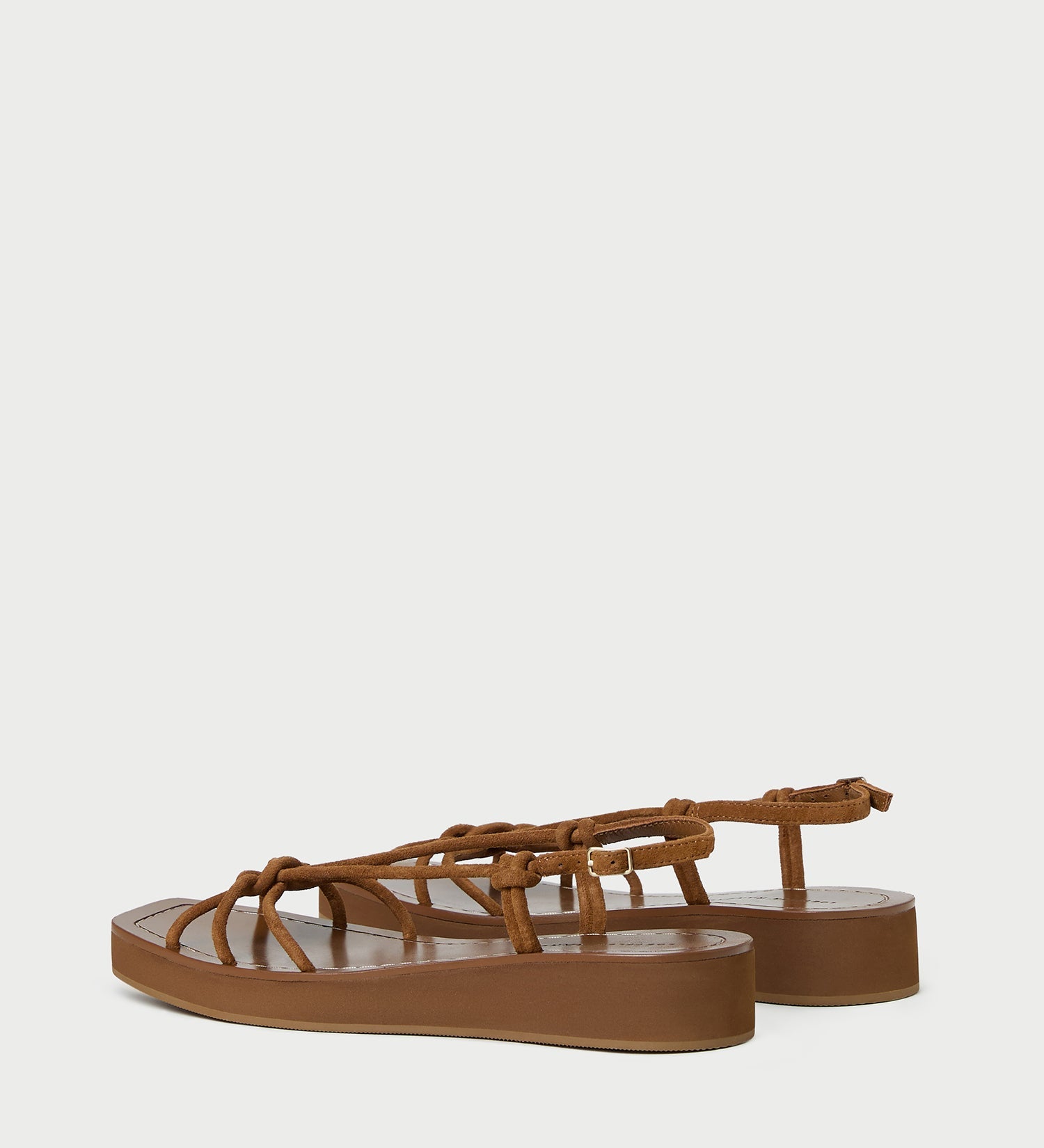Loeffler Randall - Nomi Cacao Suede Platform Sandal