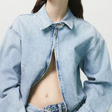 Agolde - Nile Denim Blouson Jacket in Space