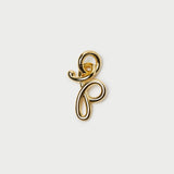 Loeffler Randall - Small Gold Letter "P" Charm