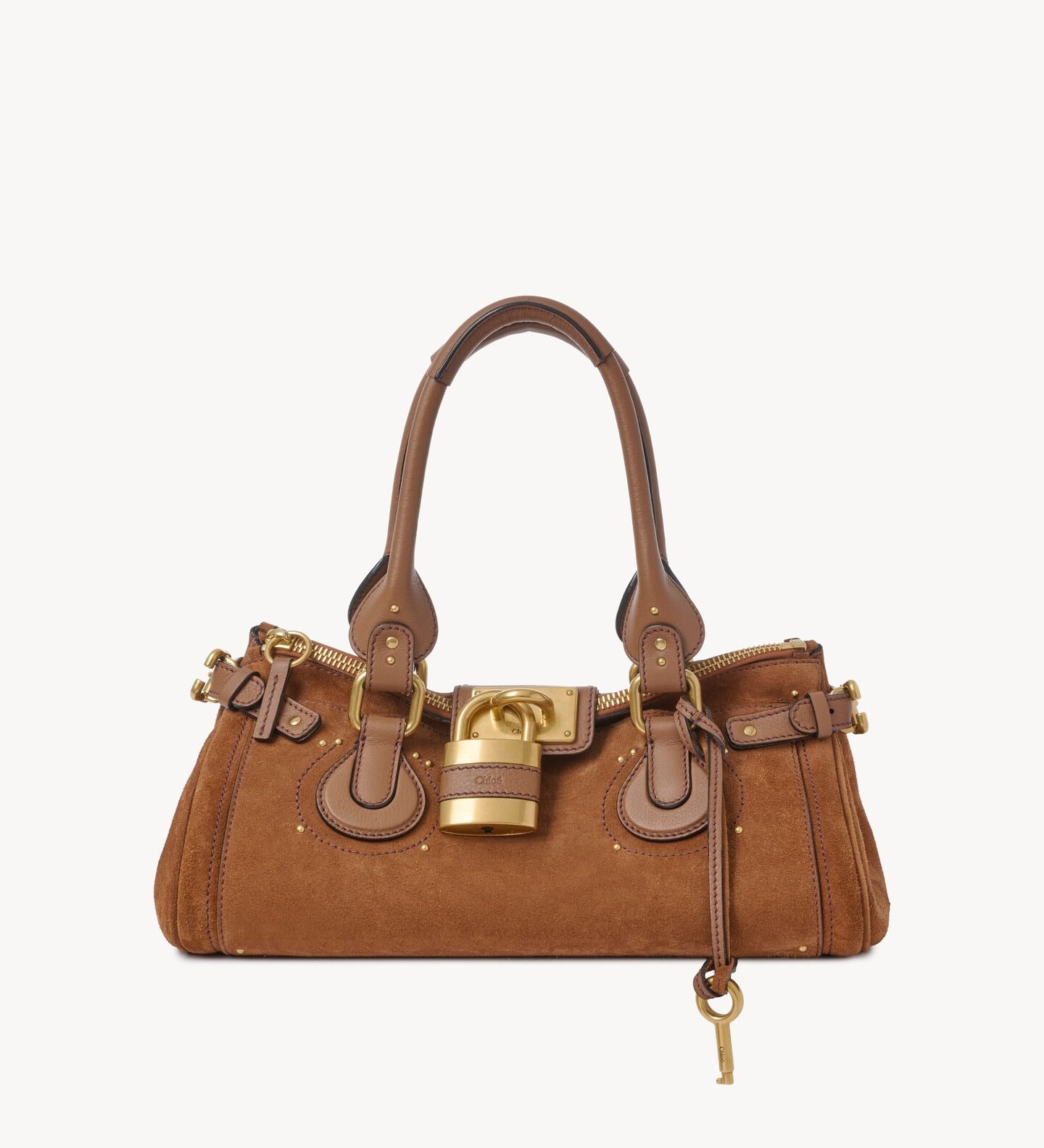 Paddington bag in suede leather