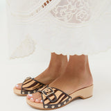 Loeffler Randall - Paulie Zebra Studded Sandal