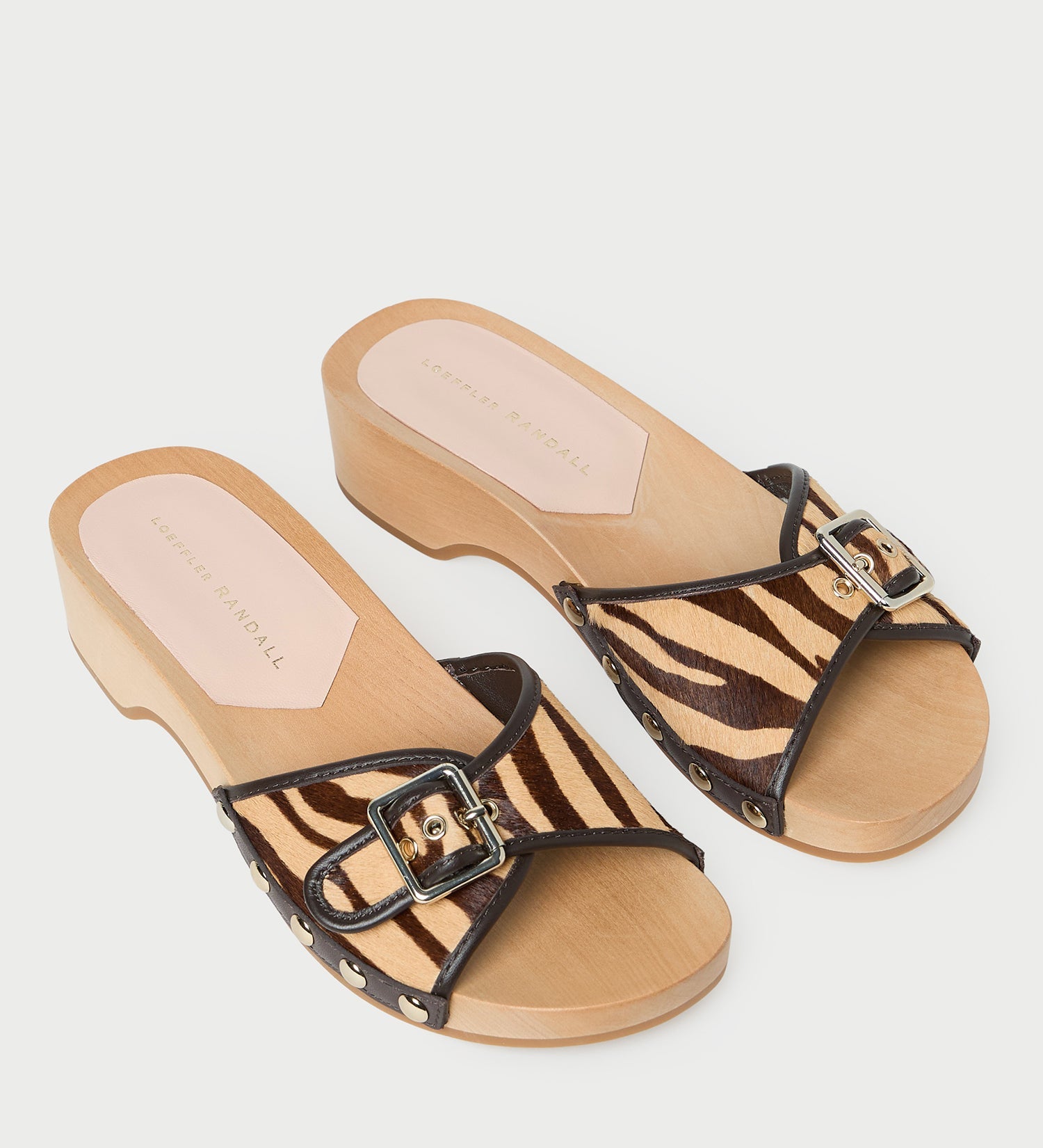 Loeffler Randall - Paulie Zebra Studded Sandal