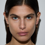 Dorsey - 14K ALIENOR PEAR - CUT EARRINGS IN AMBER LAB DIAMOND, 14K YELLOW GOLD