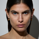 Dorsey - 14K ALIENOR PEAR - CUT EARRINGS IN CHAMPAGNE LAB DIAMOND, 14K YELLOW GOLD
