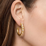 Veronica Beard - Pearl Hoop Earring