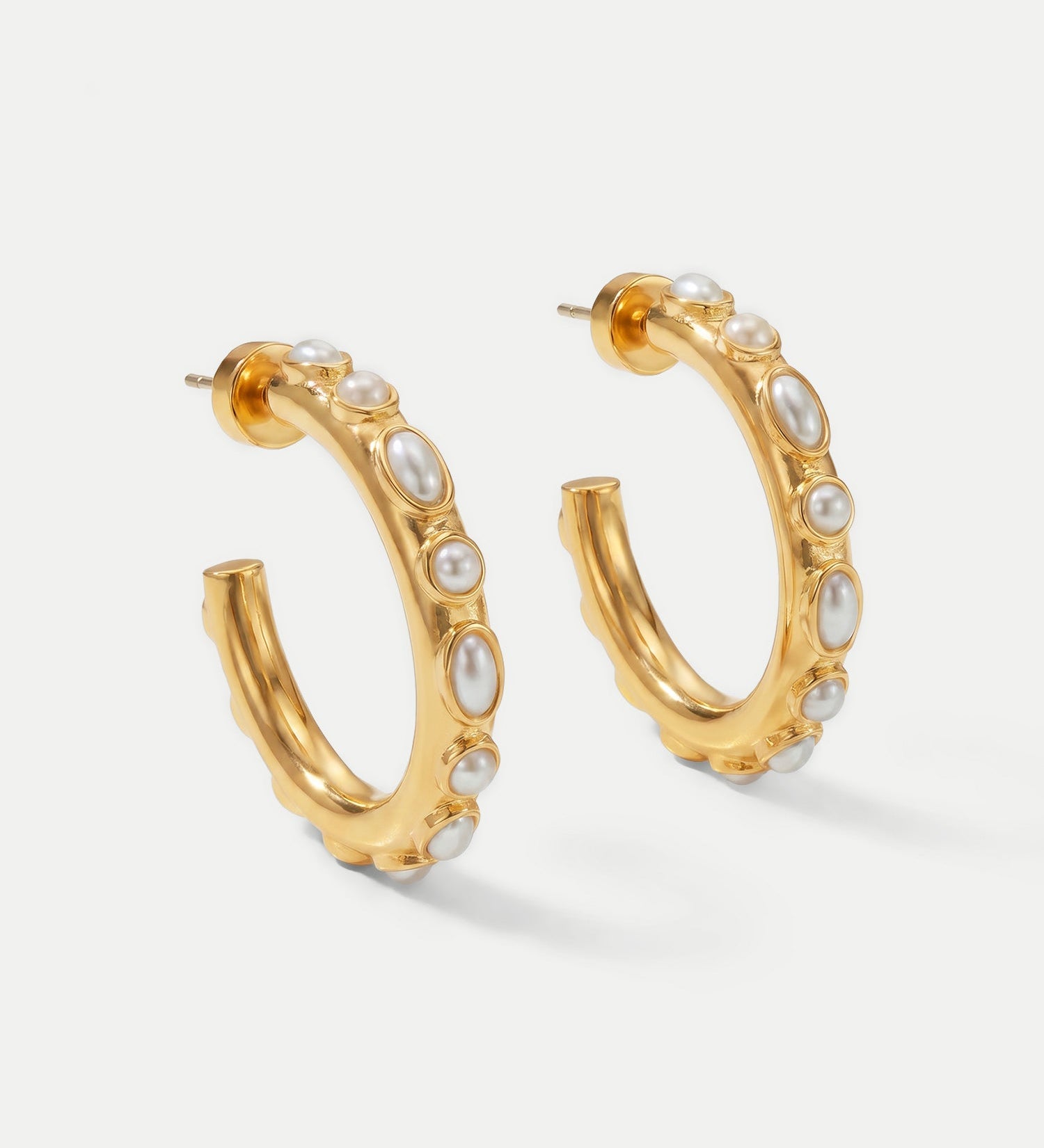 Veronica Beard - Pearl Hoop Earring