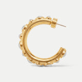 Veronica Beard - Pearl Hoop Earring