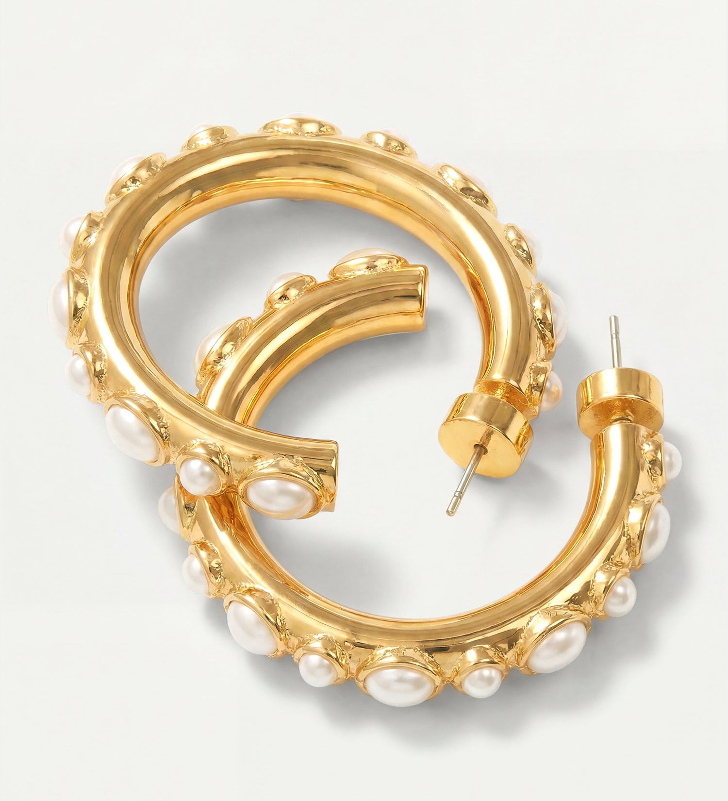 Veronica Beard - Pearl Hoop Earring