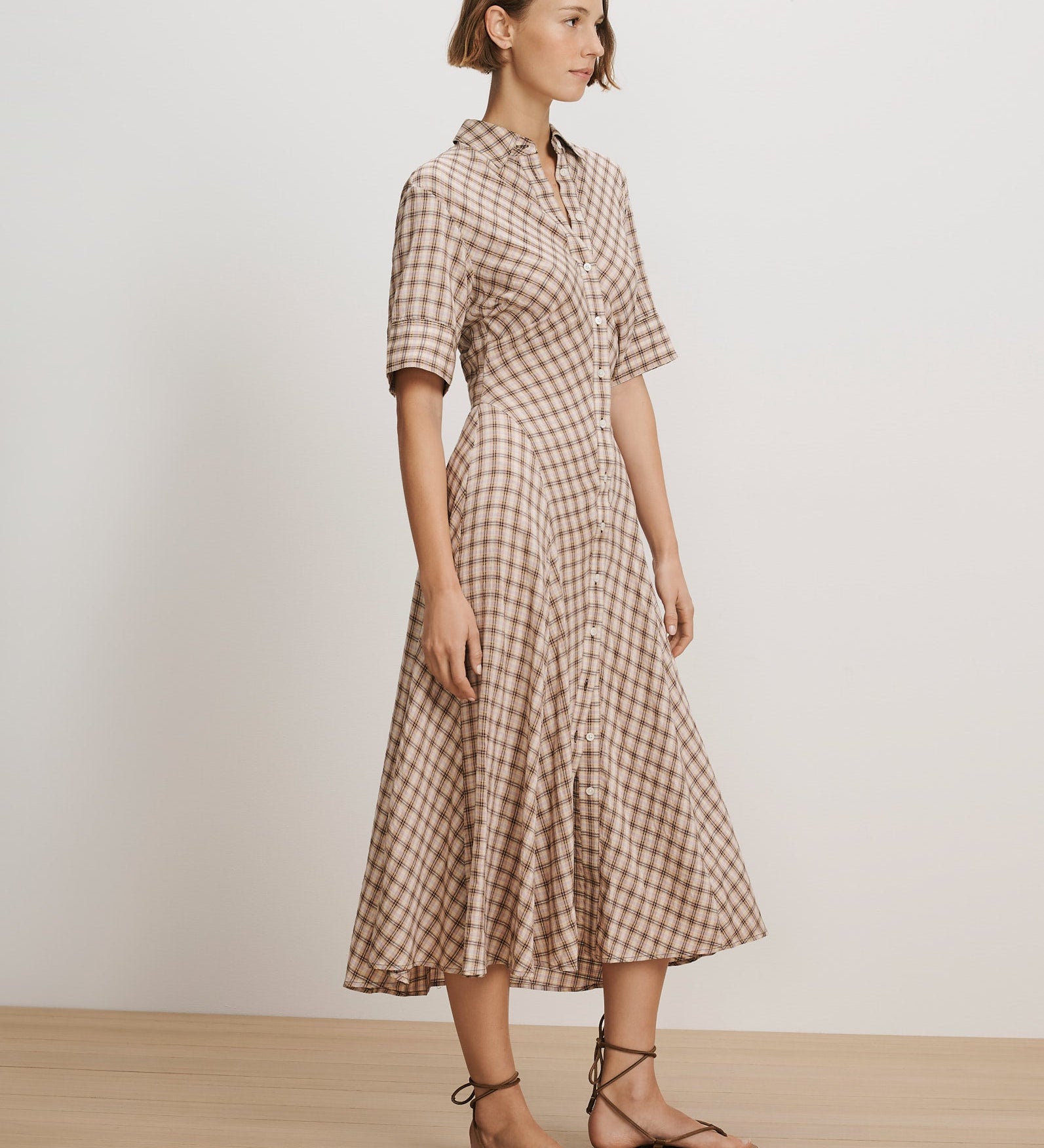 Veronica Beard - Perenna Plaid Shirtdress