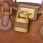 Paddington bag in suede leather