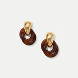 Veronica Beard - Resin Link Drop Hoop Earring
