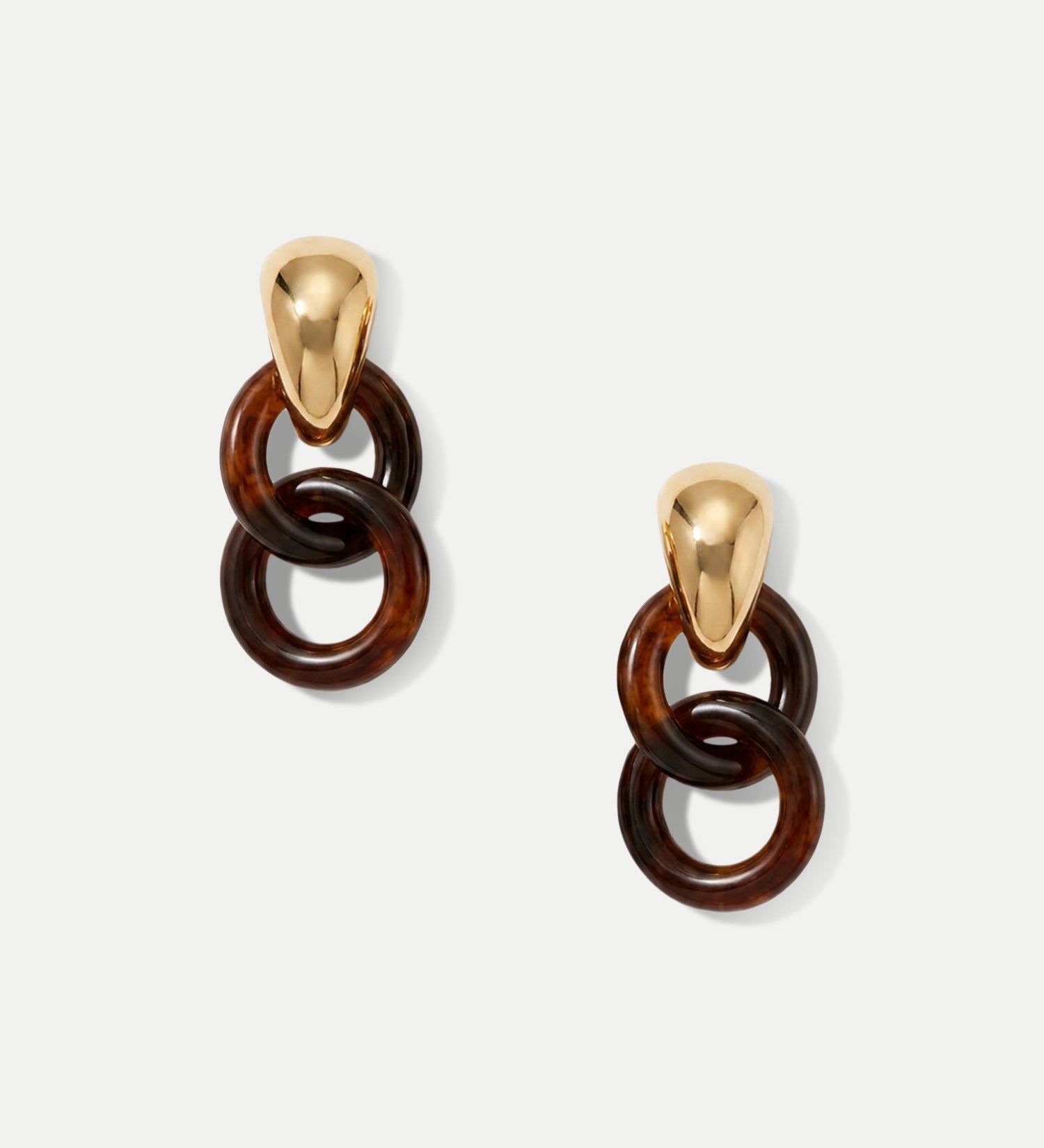 Veronica Beard - Resin Link Drop Hoop Earring
