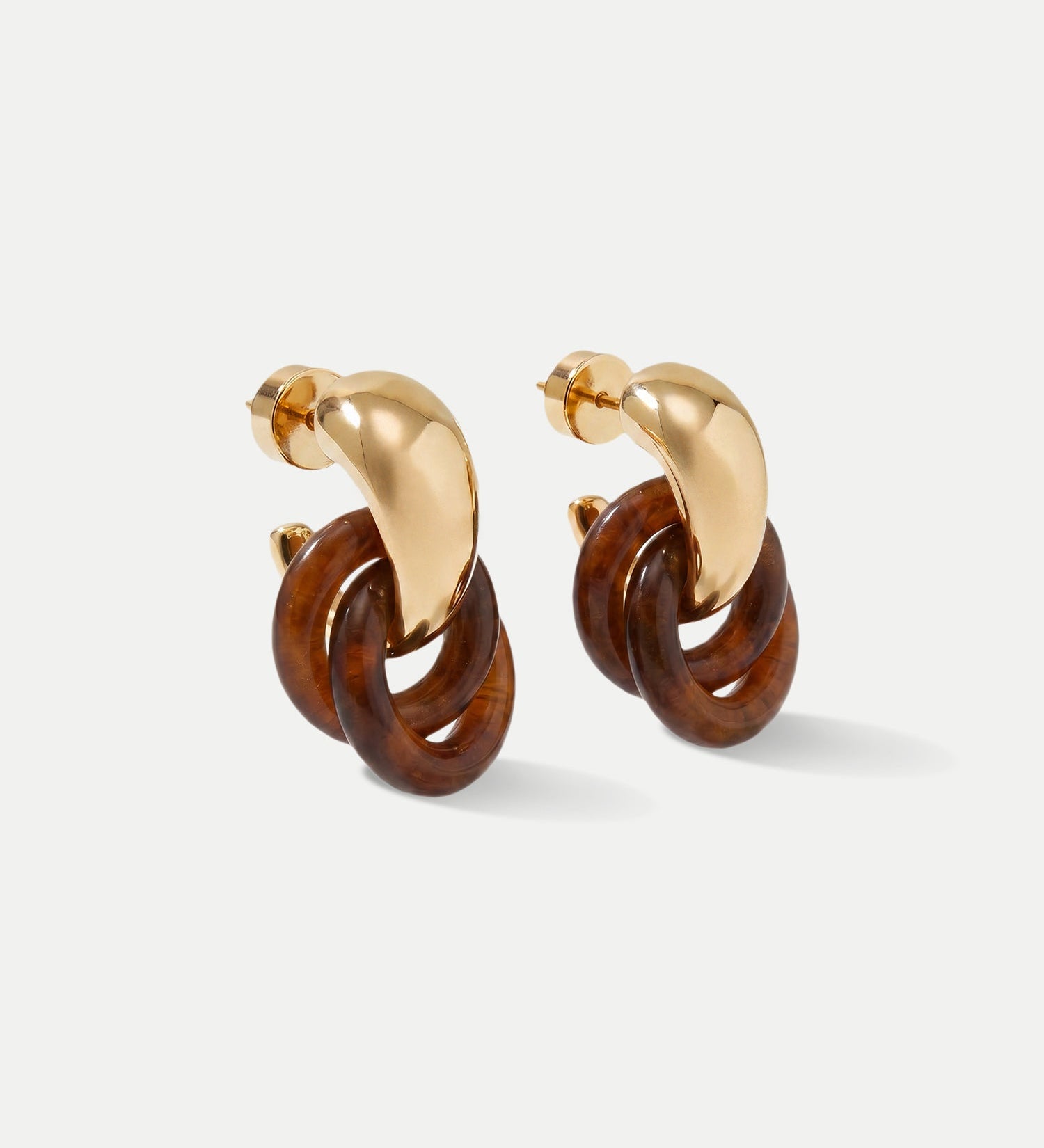 Veronica Beard - Resin Link Drop Hoop Earring