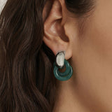 Veronica Beard - Resin Link Drop Hoop Earring