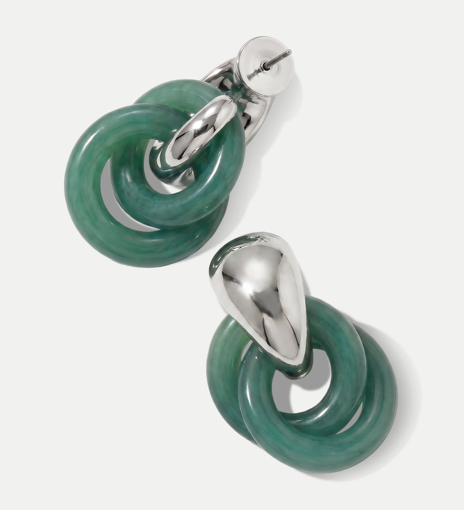 Veronica Beard - Resin Link Drop Hoop Earring