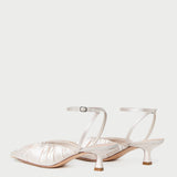 Loeffler Randall - Rio Cream Satin Kitten Heel