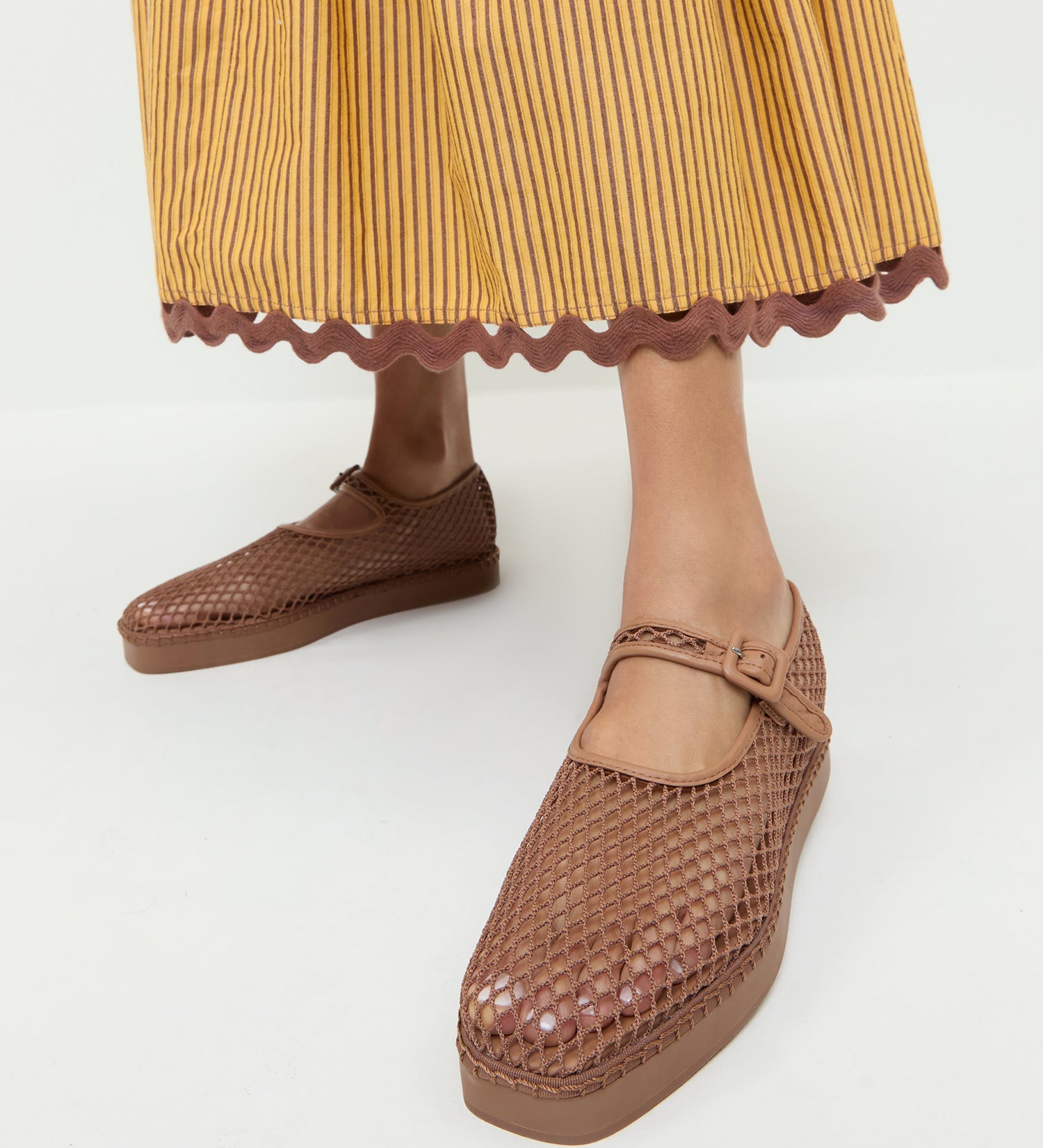 Loeffler Randall - Rita Brown Netted Mary Jane