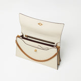 Métier - Roma Shoulder Bag Smooth Calfskin White Sand