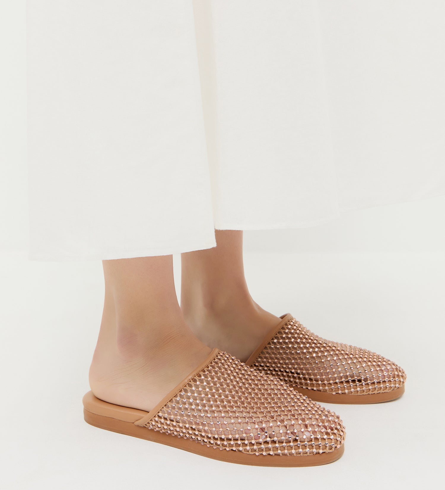 Loeffler Randall - Roni Dune/Crystal Netted Slide