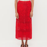 Loeffler Randall - Rosanna Crochet Skirt