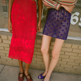 Loeffler Randall - Rosanna Crochet Skirt