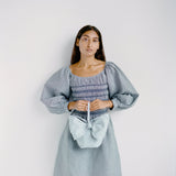 Loeffler Randall - Ruby Blue Gingham Bow Bag