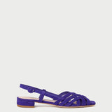 Loeffler Randall - Shelly Jewel Suede Flat Sandal
