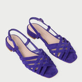 Loeffler Randall - Shelly Jewel Suede Flat Sandal