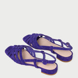 Loeffler Randall - Shelly Jewel Suede Flat Sandal
