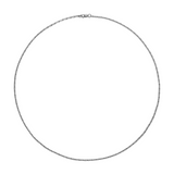 Dorsey - LINNEA, LAB DIAMOND SILVER CHAIN NECKLACE
