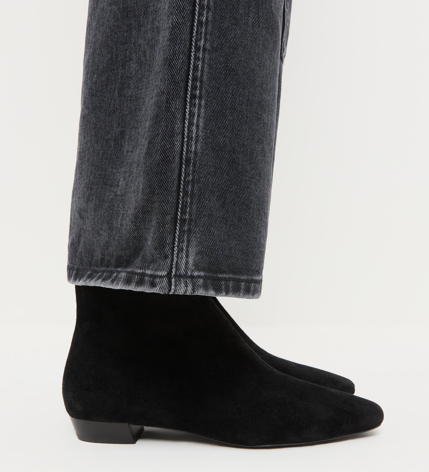Loeffler Randall - Siya Black Suede Ankle Boot