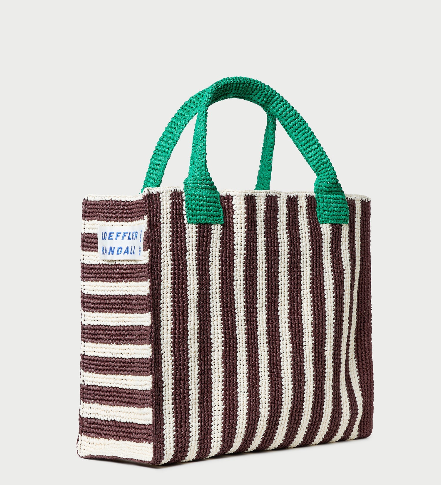 Loeffler Randall - Sol Brown/White Crochet Beach Tote
