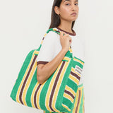 Loeffler Randall - Sol Green/Yellow Crochet Beach Tote