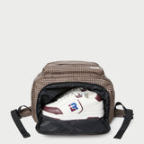 Loeffler Randall - Stevie Brown/Black Check Backpack