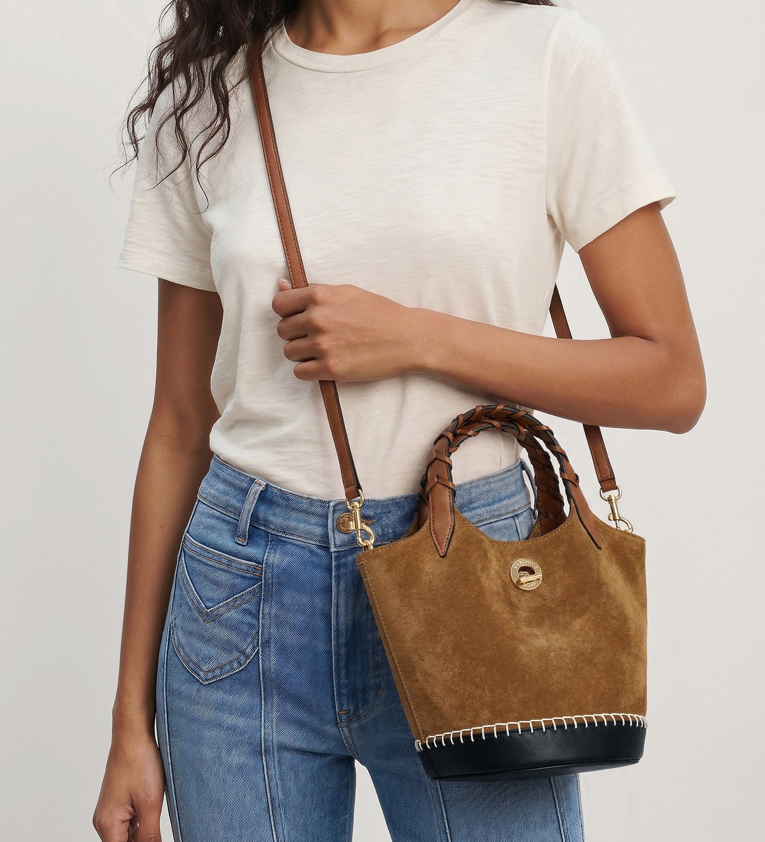 Veronica Beard - Suede Anchor Bag