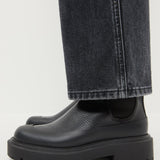 Loeffler Randall - Suri Black Leather Lug Boot