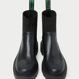 Loeffler Randall - Suri Black Leather Lug Boot