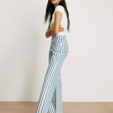 Veronica Beard - Taylor Striped Wide - Leg Jean