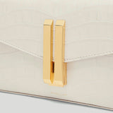 DeMellier - The Vancouver Clutch Chalk Croc Effect