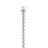 Dorsey - THEODORA RIVIÈRE BRACELET IN LAB WHITE SAPPHIRE