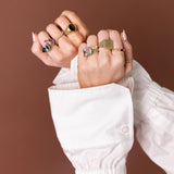 Bondeye Jewelry - Tiger's Eye Textured Signet Ring