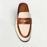 Simkhai - Dean Canvas Combo Loafer Mule