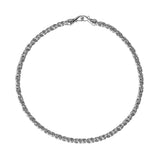 Dorsey - TORSION CHAIN NECKLACE, SILVER